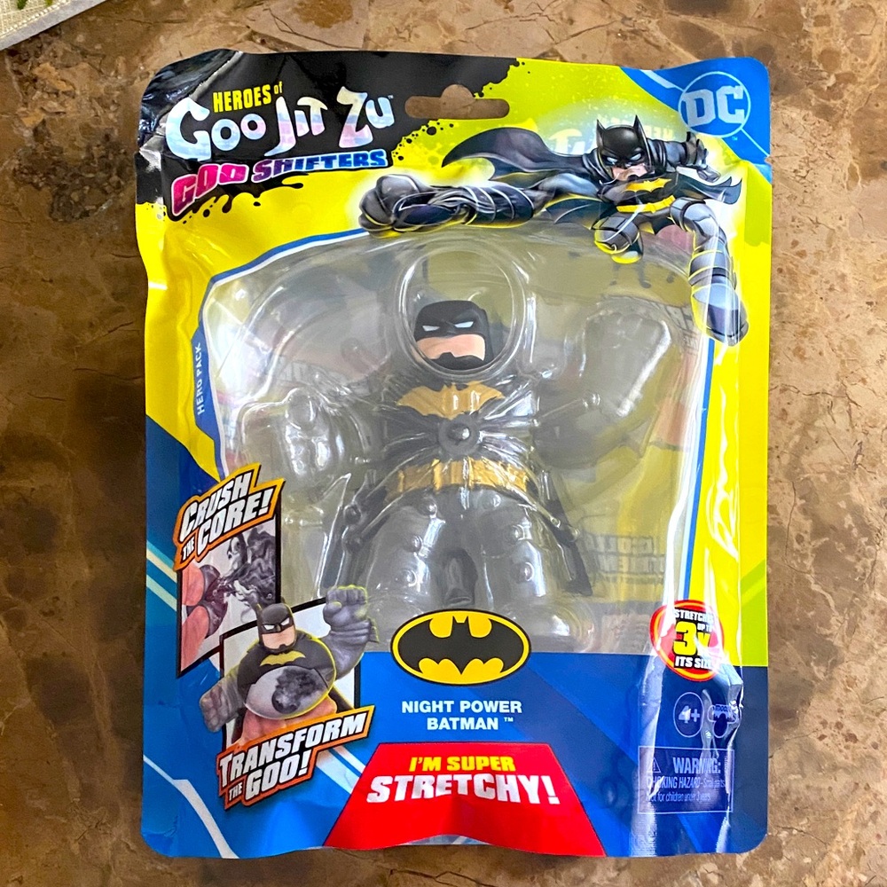 Heroes of Goo Jit Zu Goo Shifters DC Super Hero Stretchy Action Figure Night Pow